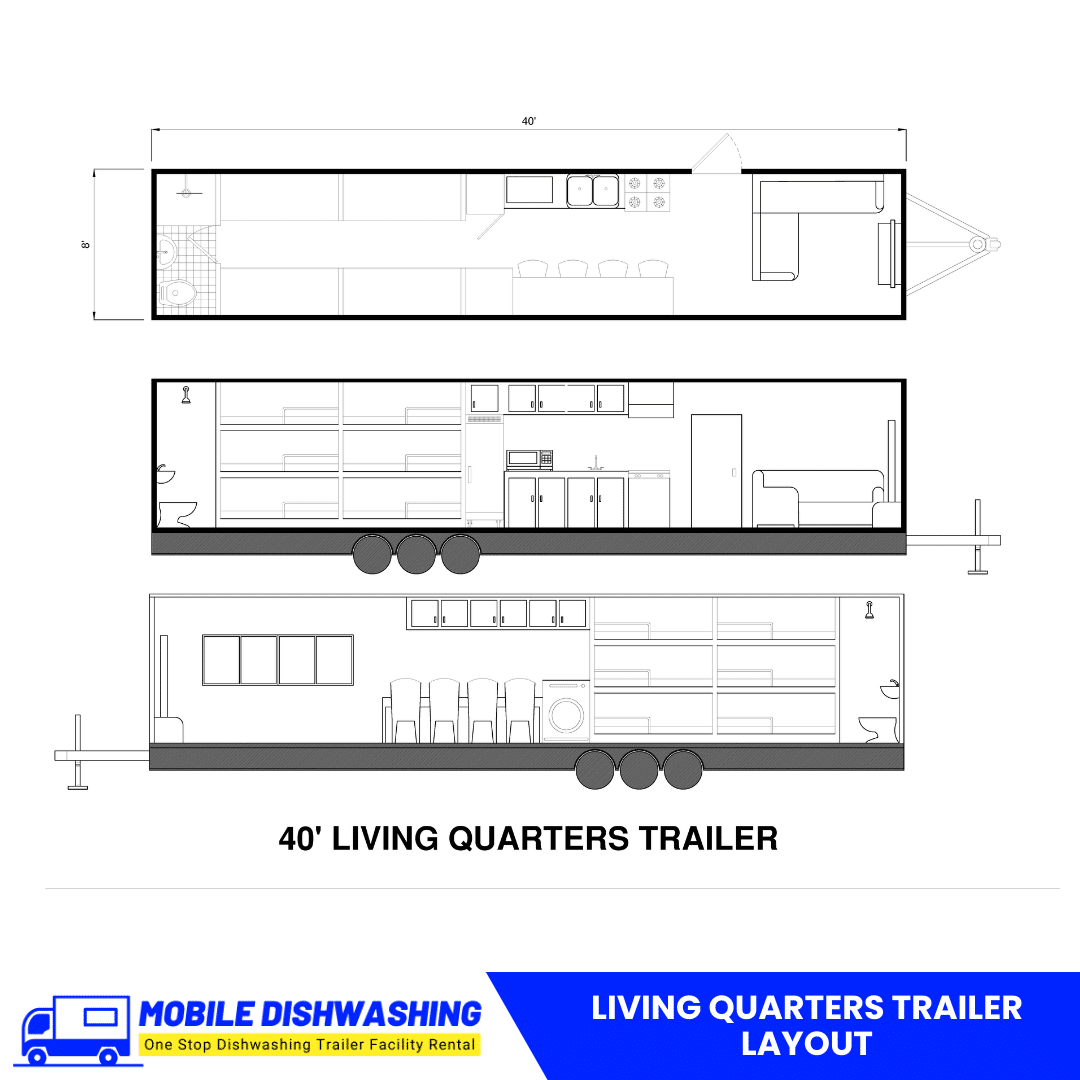 Living Quarters Trailer Layout