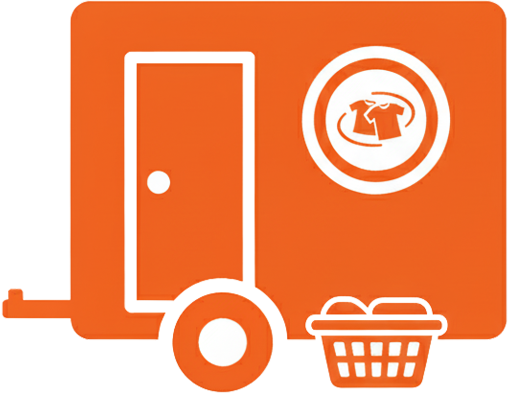Laundry trailer icon