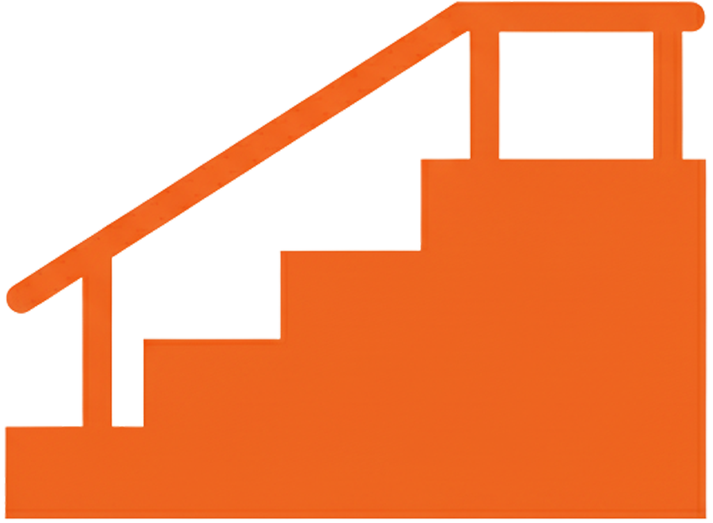 Stair trailer icon