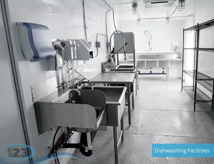 Dishwashing Machine Equipment with Sink